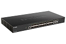 Коммутатор D-Link PROJ Настраиваемый L2+ коммутатор, 24x10GBase-X SFP+, 4x10GBase-T, CLI, консольный порт RJ-45
