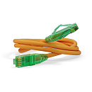 Кабельная сборка Hyperline PC-LPM-UTP-RJ45-RJ45-C6a-3M-LSZH-OR Патч-корд U/UTP, Cat.6a (100% Fluke Component Tested), 10G, LSZH, 3м, оранжевый