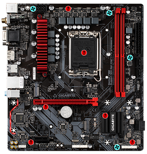 Материнская плата B660M GAMING AC DDR4