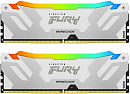 Память оперативная/ Kingston 32GB 6000MT/s DDR5 CL32 DIMM (Kit of 2) FURY Renegade RGB White XMP