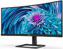 Монитор Philips 34" UltraWide 346E2CUAE (00/01) черный VA LED 21:9 HDMI M/M матовая HAS 300cd 178гр/178гр 3440x1440 DisplayPort WQHD USB 10.05кг