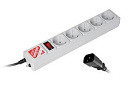Сетевой фильтр Powercube SPG-B-6Ext 1.9м (5 розеток) серый (коробка)