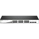 Коммутатор D-LINK Коммутатор/ DGS-1210-28/ME/DC Managed L2 Metro Ethernet Switch 24x1000Base-T, 4x1000Base-X SFP, Surge 6KV, CLI, RJ45 Console, DC power supply unit