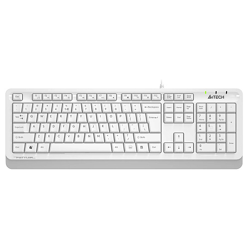 Клавиатура A4Tech Fstyler FKS10 белый/серый USB [1530198]