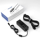 Адаптер питания AC Adapter WAVLINK GaN charger PD 100W GaN USB-C fast Charger for laptops & USB docking stations, Type C cable 1.2M, AC cable 1.5M, In