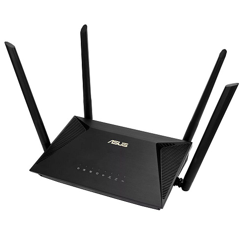 Маршрутизатор ASUS RT-AX53U WiFi 6 3x1G USB 1201+574Mbps 5GHz/2.4GHz (90IG06P0-MO3510) (059875)