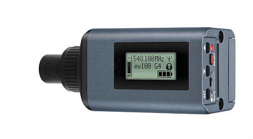 Sennheiser SKP 100 G4-A Передатчик типа plug-on. 516-558 МГц, 20 каналов. Без фантомного питания.