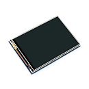 Модуль дисплея ACD 17-RA332 Waveshare 3.5" резистивный сенсорный дисплей без корпуса, 480*320 IPS матрица, вход SPI, питание по USB, для Raspberry Pi