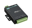 2-портовый преобразователь RS-232 + RS-422/485 в Ethernet с расширенным диапазоном температур