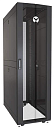 Vertiv Rack 42U 1998mm H x 600mm W x 1215mm D with 77% Perforated Locking Front Door, 77% Perforated Split Locking Rear Doors, Color RAL 7021 Black gr