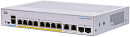 CBS250 Smart 8-port GE, PoE, Ext PS, 2x1G Combo (repl. for SG250-10P-K9-EU)