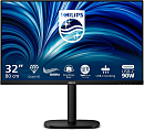 Монитор 31,5" Philips 32B2U3601 2560x1440, WLED, 16:9, IPS, 350cd, 1500:1, 50М:1, 4ms, 178/178, HDMI, DP,USB-hub 4хUSB 3.2, USB-C(PD90W), RJ45, 100Hz,