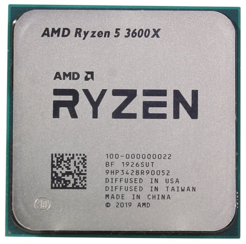 CPU AMD Ryzen 5 3600X, 6/12, 3.8-4.4GHz, 384KB/3MB/32MB, AM4, 95W, 100-000000022 OEM
