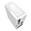 Корпус Powercase CMIEW-F4S Mistral Evo White, Tempered Glass, 1x 120mm PWM ARGB fan + ARGB Strip + 3x 120mm PWM non LED fan, белый, ATX (CMIEW-F4S)