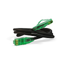 Кабельная сборка Hyperline PC-LPM-UTP-RJ45-RJ45-C6a-1M-LSZH-BK Патч-корд U/UTP, Cat.6a (100% Fluke Component Tested), 10G, LSZH, 1м, черный