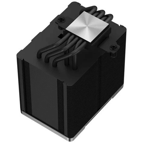 Кулер для процессора DEEPCOOL AK500 ZERO DARK LGA20XX/1700/1200/115X/AM5/AM4 (9шт/кор, TDP 240W, PWM, Fan 120mm, 5 тепл. Трубок, Copper Base, черный)