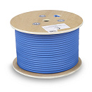 Cabeus SSTP-4P-Cat.8-SOLID-IN-LSZH-BL-100 Кабель экранированная витая пара SSTP (S/FTP), категория 8 (40G, 2000 MHz), 4 пары (23 AWG), LSZH, нг(А)-HF,