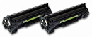 Картридж лазерный Cactus CS-CB435AD черный x2упак. (1500стр.) для HP LJ P1005/P1006