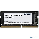 Память DDR4 4Gb 2666MHz Patriot PSD44G266682S RTL PC3-21300 CL19 SO-DIMM 260-pin 1.2В single rank