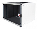 Шкаф коммутационный Lande SET SOHO (LN-SS04U5440-LG) настенный 4U 540x400мм пер.дв.стекл задн.дв.стал.лист несъемн.бок.пан. направл.под закл.гайки 50к