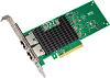 Сетевая карта Intel Celeron Intel® Ethernet Network Adapter X710-T2L, Dual Ports RJ45, X710-AT2, 10GbE/5GbE/2.5GbE/1GbE/100Mb, PCIe v3.0 (8.0GT/s), QoS, VMDq,