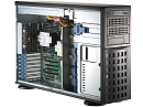 Сервер SUPERMICRO SuperServer Tower 741P-TR noCPU(2)4th Gen Xeon Scalable/TDP 300W/no DIMM(16)/ SATARAID HDD(8)LFF/2xM.2 NVMe 6xFH/2x1GbE/2x1200W