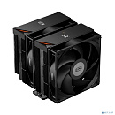 Кулер для процессора/ PCCooler RT620 Digital BK (250W, 4-pin PWM, LED temp., 157mm, , 6x6mm, 2x120mm, 73.32CFM, 34.9dBA, 2200RPM, S: 1851/1700/1200/11