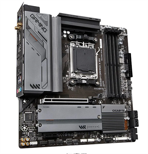 Материнская плата GIGABYTE B650M GAMING X AX, AM5, B650, 4*DDR5, 4*SATA, 2*M.2, 3*USB 3.2, 4*USB 2.0, Type-C, 2*PCIx16, 2*DP+HDMI, mATX