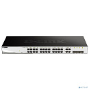 D-Link DGS-1210-28/FL1A Управляемый L2 коммутатор с 24 портами 10/100/1000Base-T и 4 комбо-портами 100/1000Base-T/SFP