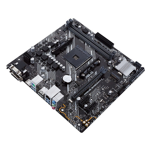 Материнская плата ASUS PRIME B450M-K II AM4 mATX 2xDDR4 PCI-Ex16 2xPCI-Ex1 M.2 HDMI DVI VGA GLAN