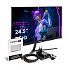 Монитор безрамочный 24.5" ExeGate SmartView EH1500 (IPS LED Grade A+, FHD, 1920x1080@75Гц, 16:9, 250cd/m2, 1000:1, 178°/178°, 5ms, D-Sub, HDMI, Flicke
