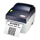 Принтер этикеток Godex DT4x, термопринтер ш/к этикеток, 203 dpi, ширина 4", и/ф USB+RS232+Ethernet (скорость печати 7 ips)