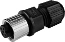 5-контактный разъем M12 A-coded "мама", защита IP68