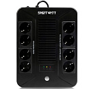 ИБП SMARTWATT UPS SAFE PRO 1000, линейно-интерактивный, мощность 1000/600 ВА/Вт, напольный/настенный, LED индикация, Shuko CEE7/4-8 шт. (4 шт. с резер