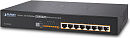 Коммутатор Planet 13" 8-Port 10/100 Ethernet Switch with 8-Port 802.3at High Power PoE Injector (130W)