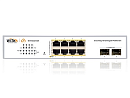 Коммутатор Wi-Tek WI-PCES310GF, настраиваемый PoE 120Вт, порты 8 PoE GE + 2 SFP, Easy Smart