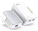 TP-Link TL-WPA4220 KIT, AV600 Комплект адаптеров Powerline с Wi-Fi N300, TL-WPA4220 (1 шт.) + TL-PA4010 (1 шт.)
