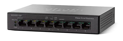 Коммутатор CISCO [SG110D-08-EU] SB SG110D-08 8-Port Gigabit Desktop Switch