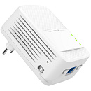 Удлинитель WiFi сети "Набор PowerLine адаптеров AV1000 со встроенной розеткой.