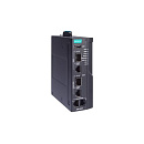 Промышленный маршрутизатор с 2 медными портами Gigabit Ethernet с функцией Bypass, 2 combo-портами, firewall/NAT/VPN, питание 12/24/48 пост., t: -10/6