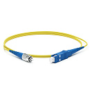 Hyperline FC-S2-9-SC/UR-SC/UR-H-0.5M-LSZH-YL Патч-корд волоконно-оптический (шнур) SM 9/125 (OS2), SC/UPC-SC/UPC, 2.0 мм, simplex, LSZH, 0.5 м