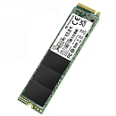 Твердотельный накопитель/ Transcend SSD MTE115S, 1000GB, M.2(22x80mm), NVMe, PCIe 3.0 x4, 3D TLC, R/W 1700/1400MB/s, IOPs 250 000/170 000, TBW 400,