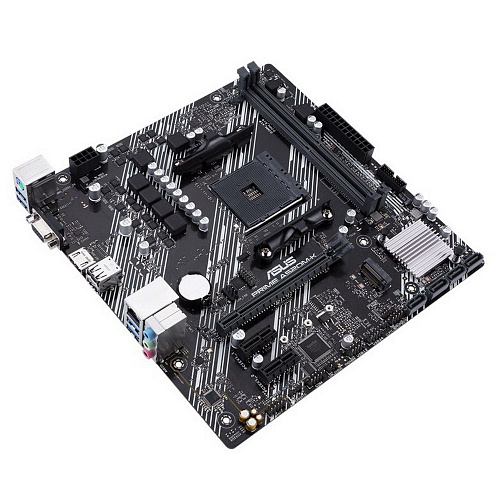 Материнская плата ASUS PRIME A520M-K AM4 mATX 2xDDR4 PCI-Ex16 2xPCI-Ex1 M.2 HDMI VGA GLAN {10}