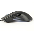 Мышь игровая Gembird MG-770, USB, чёрн., 3200DPI, 7 кн., рег. подсв., каб. тканевый 1.8 м