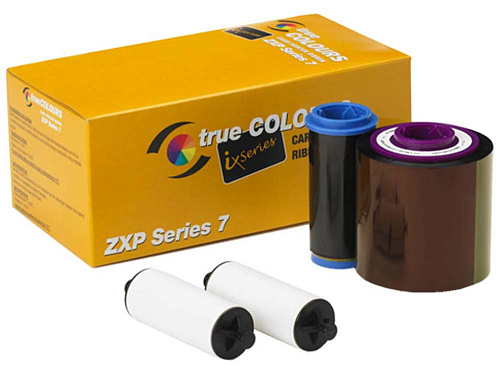 Картридж с красящей лентой (риббон) Ribbon Zebra ix Series color for ZXP Series 7, YMCKO, 250 images