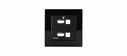 Комплект лицевых панелей Kramer Electronics [WP-211X EU PANEL SET] для коммутатора WP-211X/EU-80/86(W); цвет черный