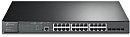 Коммутатор TP-Link Коммутатор/ JetStream 28-port Gigabit L2+ Managed Switch with 24-port PoE+, PoE budget up to 384W, support SDN