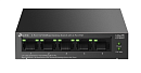 коммутатор TP-Link LS105LP, 5-Port 10/100 Mbps Desktop Switch with 4-Port PoE, 41W, 250m