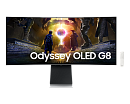 Монитор Samsung 34" Odyssey OLED G8 G85SD S34DG852SI Curved OLED 21:9 3440x1440x175Hz 0,03ms 1M:1 250cd 1,07B 178/178 DP; HDMIx2 USB3.0x2 Smart TV Spk