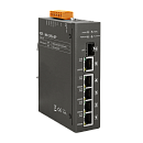 Неуправляемый коммутатор с 5 портами 10/100/1000BaseT(X) и с 1 слотом SFP 100/1000Base-T(X), металлический корпус